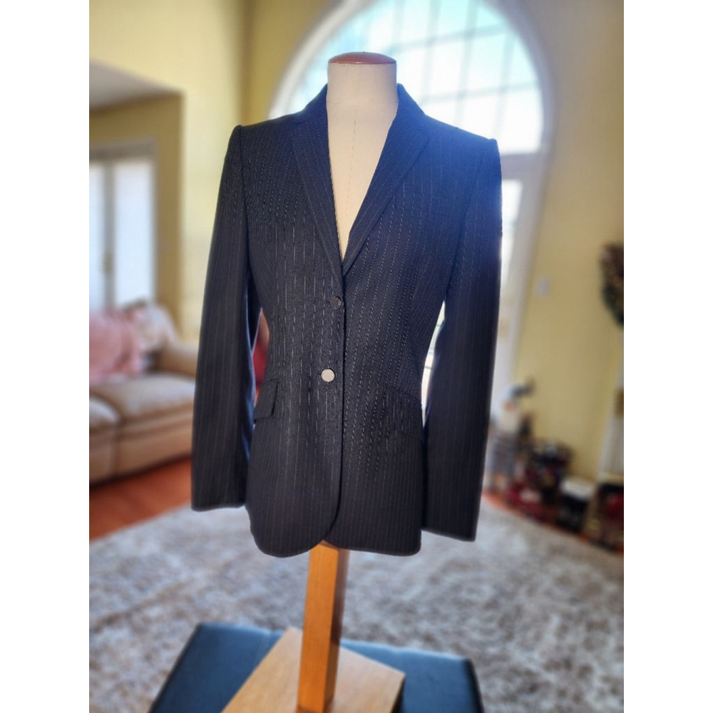 Women's Calvin Klein Blazer, Size 2, Black - Picture 3 of 5